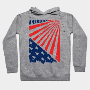 American USA Flag Patriotic Nation Hoodie